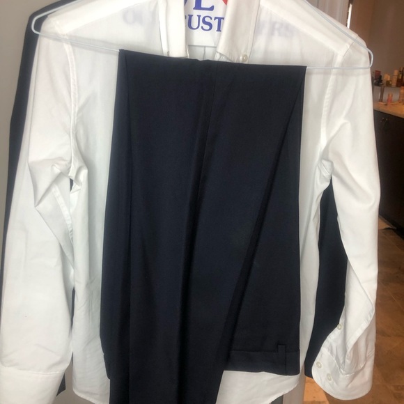 LAUREN RALPH LAUREN 3PC SUIT DEEP BLUE FIT SLIM FIT PANT - Picture 12 of 12